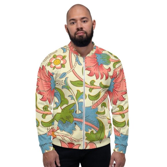 Lodden Pattern Unisex Bomber Jackets. - Picture 3 of 10